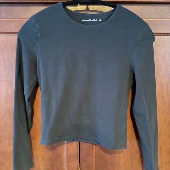 Abercrombie Black Long Sleeve Top - Picture 5 of 5